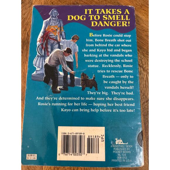 Frightmares: bone breath, and the vandals by Peg Kehret book 1st print 1995 - Picture 2 of 3